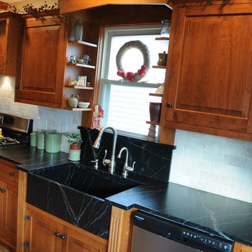 Cherry Shaker Kitchen