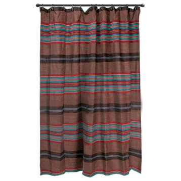 Canyon View Southwest Striped Shower Curtain