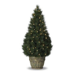 Balsam Hill Potted White Pine Artificial Christmas Tree - Christmas Trees