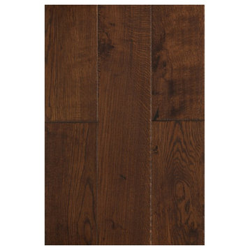 East West Furniture Sango Premier 1/2 x 7" Hardwood Flooring in Oak Rosewood