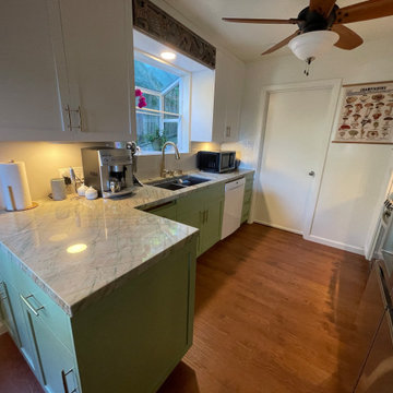 Kitchen Remodel 2024 Oakland/ white and light green