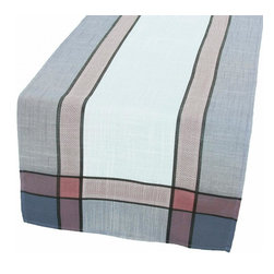 Xia Home Fashions - Riviera Table Linens 15"x72" Table Runner, White - Table Runners