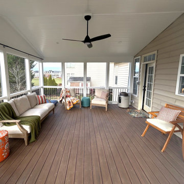 Screened porch addition remodel in Adamstown, MD