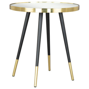 Jensen Side Table Gold and Black
