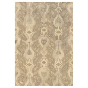 Oriental Weavers Anastasia Ivory/Beige Abstract Indoor Area Rug 3'6"X5'6"