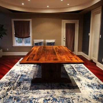 Trestle Tables made from Reclaimed Wood