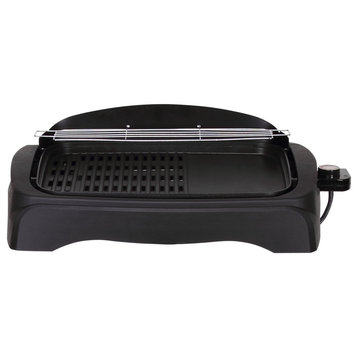 Non-Stick Electric Grill Ribbed And Solid Surface