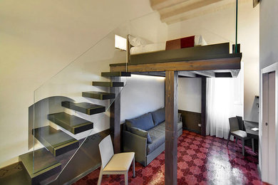 Bedroom - contemporary bedroom idea in Philadelphia