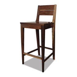 Bruno Wood Stool - Bar Stools And Counter Stools