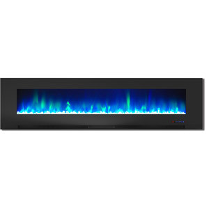 Electric Led Fireplace Wall Mounted Adjustable Heat 54 By Northwest Contemporary Indoor Fireplaces Trademark Global Houzz Electric Led Fireplace Wall Mounted, Northwest Wall Mounted Electric Fireplace With Dual Color Leds And Remote