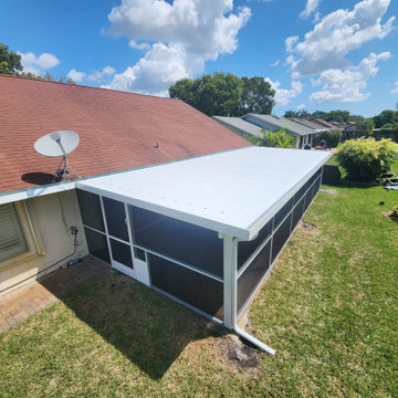 Exterior Aluminum Screen Room and Roof System