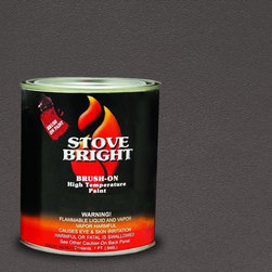 Charcoal Brush-On Stove Paint 1 Pint - Paint