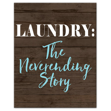 Laundry: The Never-ending Story Wall Art, Canvas