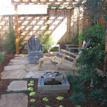 Pergola lounge area