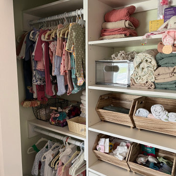 Custom Nursery Closet Built-In | Deep Creek