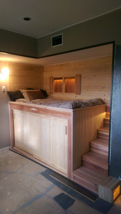 loft bed with closet