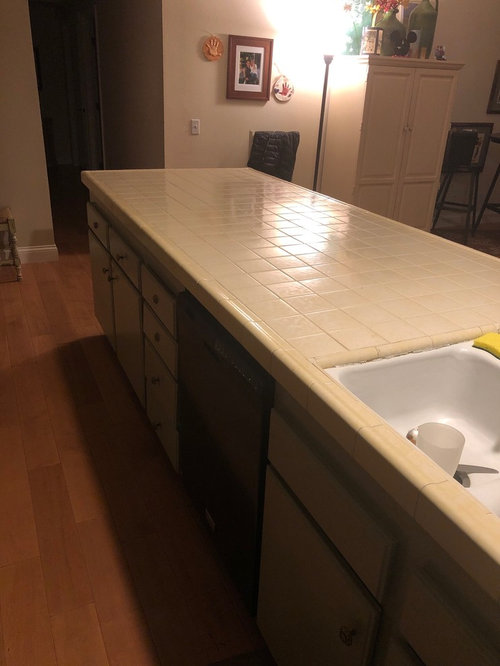 split height countertop