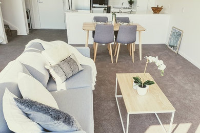 Photo of a scandinavian living room in Canberra - Queanbeyan.