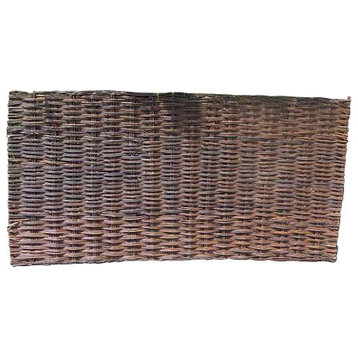 Willow Woven Hurdle Panel, 72"L x 36"H, Set of 2 Pieces