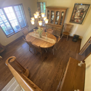 Red oak refinishing project