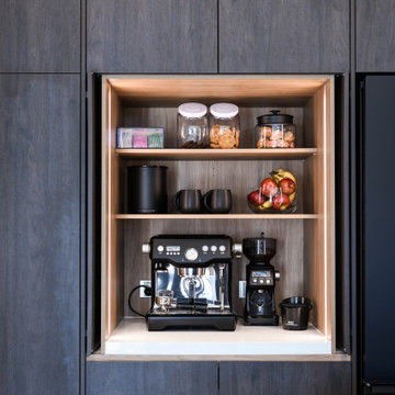 Kitchen Appliance Pantry with LED
