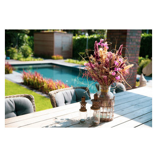 Folienpool im Familiengarten Contemporain Jardin Autres