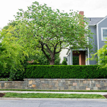 Ashler Stone Hedge Wall
