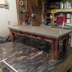Grey Concrete Coffee Table - Coffee Tables