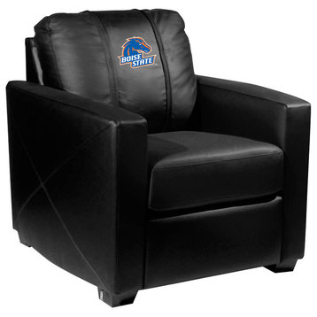 Boise State Broncos Stationary Club Chair Commercial Grade Fabric