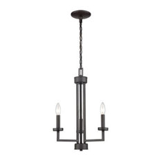 West End 3-Light Chandelier, Oil Rubbed Bronze