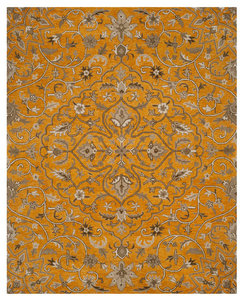 Safavieh Bella Collection BEL673 Rug, Gold/Taupe, 8'x10'