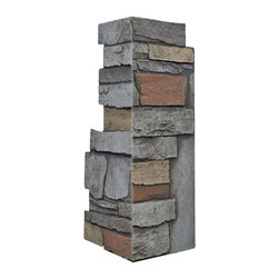 144-BRECKENRIDGE DEEP WIDE STACKED CORNER 24"H X 11"W X 1 1/4"D - Wall Panels