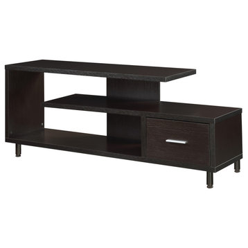Seal Ii 1 Drawer 60 Inch Tv Stand With Shelves