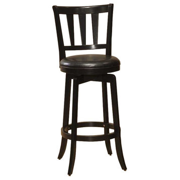 Hillsdale Presque Isle 39" Wood Transitional Counter Stool in Black