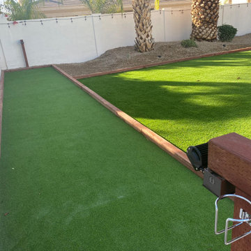 Boccie & Corn Hole Backyard