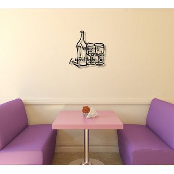 Wine and Friends - 3D Wall Art - Home Decor