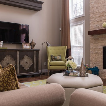 Cool and Contemporary Living Room