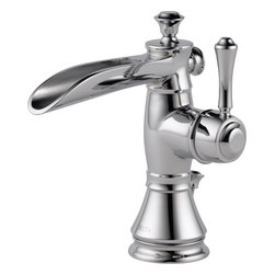 Delta Cassidy Single Hole - Single Handle Channel Spout - Bathroom Sink Faucets