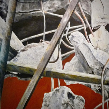 22"x20" deconstruction 1