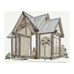 Japanese Tea House Timber Frame Kit - Outdoor Structures