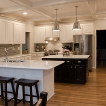 Kitchen Total Makeover With Cabinet Refinishing Coffered