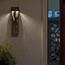 Hubbardton Forge Tress 1 Light Large LED Outdoor Wall Sconce in Bronze - Products