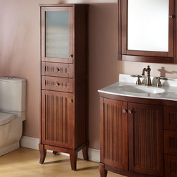 Palmetto Bathroom Linen Storage Cabinet - Bathroom Accessories