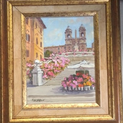 Italian Collection - Summer on the Spanish Steps - Paintings
