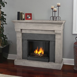 Real Flame Torrence Gel Fireplace - Indoor Fireplaces