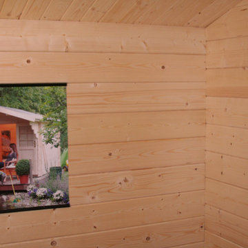 Small Log Cabin Kit Interior Photos