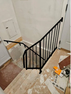 How would you install railing here? | Houzz Forum