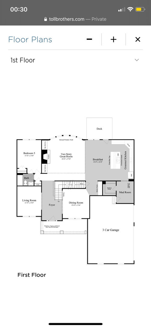 Lot selection - Orientation of a 2 story living room huge window wall