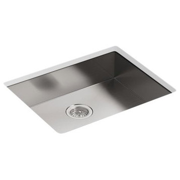 Kohler Vault 25" X 22" X 6-5/16" 1 Bowl Dual-Mount Kitchen Sink w/ 4 Holes