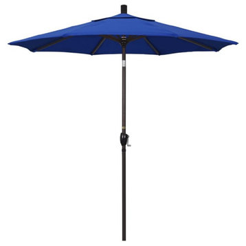 California Umbrella 7.5' Patio Umbrella in Pacific Blue